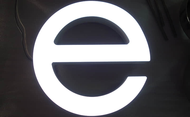 亚克力正面发光字