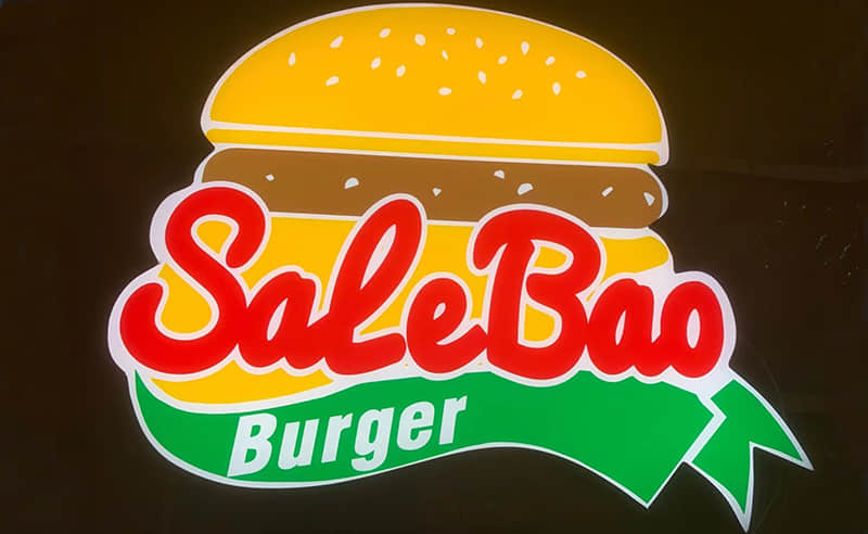 树脂字彩印发光字