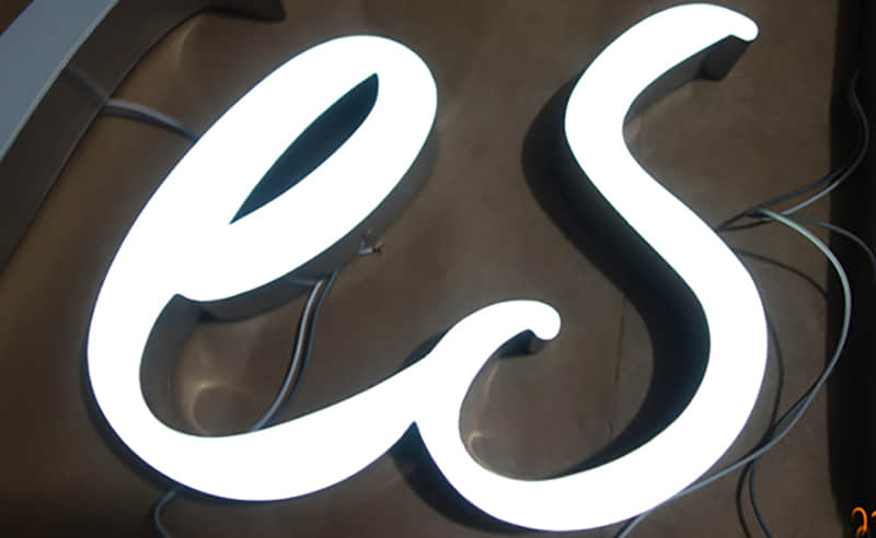 不锈钢树脂发光字