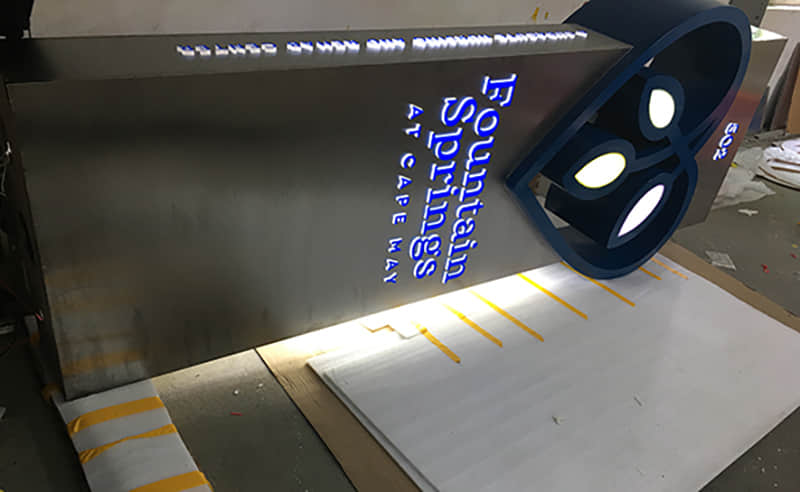 大型户外指示牌